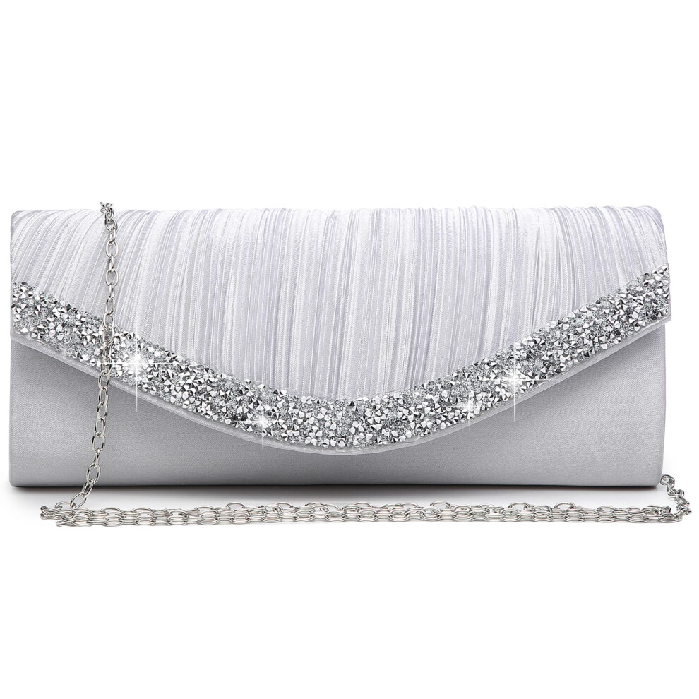 Dasein Pochettes pour femmes, sacs de soir   e, pochettes formelles avec strass pour mariage, bal de promo, sac     main habill