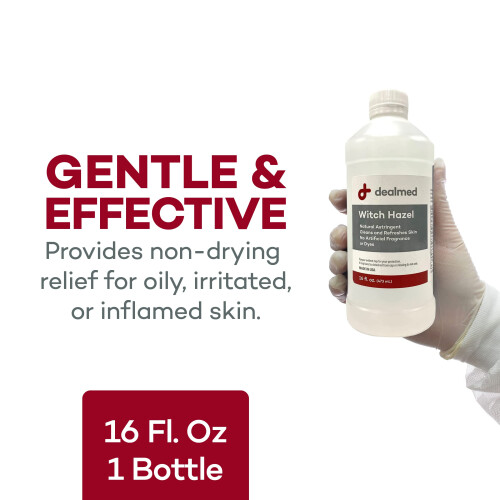 Dealmed Hamamélis, 16 oz. | Adstringente Natural que Limpa e Refresca a Pele 1