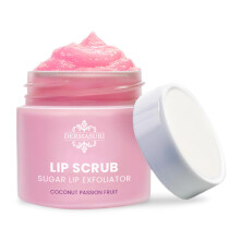 Dermasuri Lip Scrub Esfoliante - Esfoliante e hidratante de acar - Hidratao noturna - Ilumina e suaviza lbios secos e escuros - Para homens e mulheres