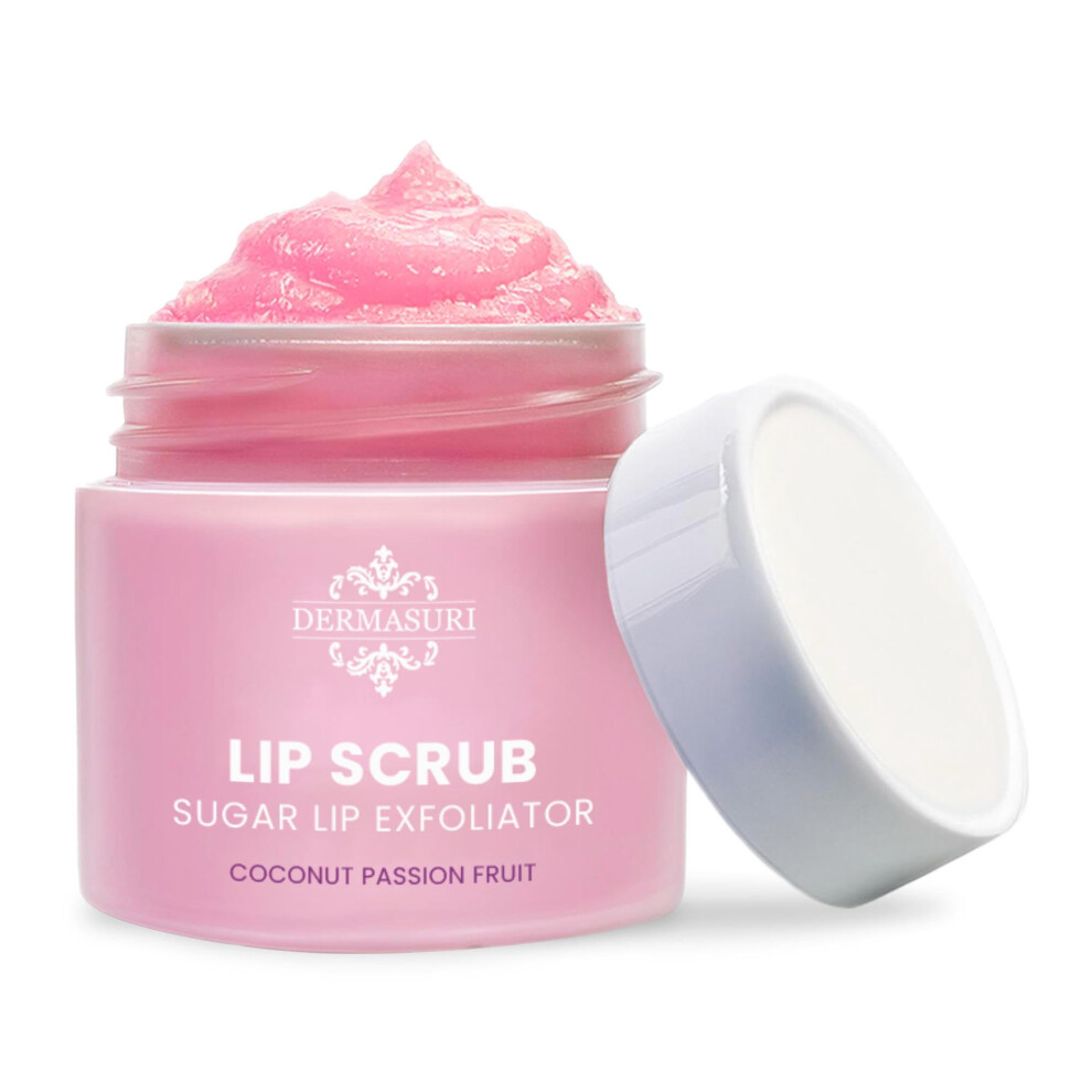 Dermasuri Esfoliante E Idratante Per Labbra Scrub Zucchero Per Labbra Regalo Per Calze Da Donna Illuminante Labbra Scure Per Le Donne Cura Labbra Secche Sapore-image