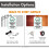 Designated Fuming Area Sign Set Use Bins Cigarte Signo - 2 Pacote - 10 x 7 polegadas Ferr   ia. 4