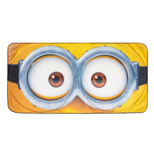 Despicable Me Minions Face Sunshade for Windshield | Foldable Sun Visor Protector for Cars  Trucks  SUVs | Blocks UV Rays and Sun Glare | 64 x 32 Inch