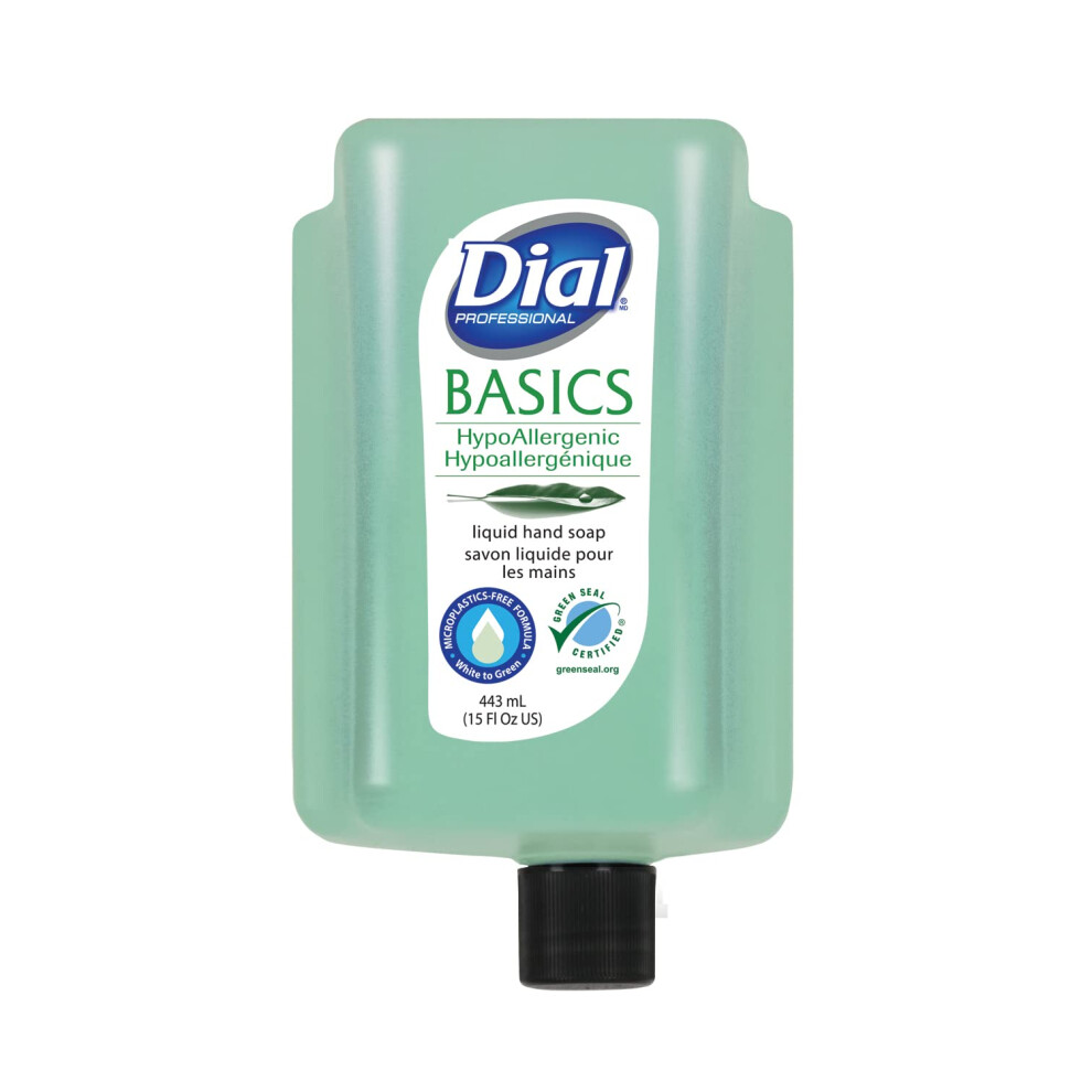 Dial Professional Professional Basics Hypoallergenic Liquid Hand Soap Dia 33827 15 Fl Oz (Pack Of 6)