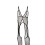 DIAMOND NET SUSPENDER BODYSTOC BLACK Q/S 1