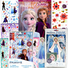 Disney Frozen Färgläggning och Konst Aktivitet Böcker Bundle med Färgbok och Klistermärken