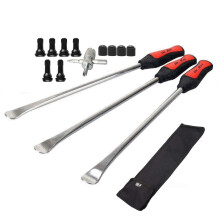 Dr.Roc 14.5 inch Perfect Leverage Tire Spoon Lever Iron Tool Kit Motorcycle Dirt Bike Lawn Mower Professional Tire Changing Tool with Durable Bag 3 PC