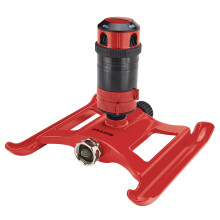 Dramm ColorStorm Gear Drive Sprinkler on Heavy Duty Durable Metal Base 4 Patterns Ideal for Small Medium & Large Areas with Pass Through Feature