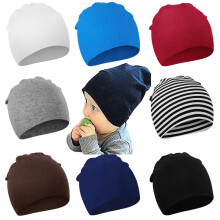 DRESHOW BQUBO 8 kpl unisex vauvan pipo vauvan taapero lasten hatut vauvan pehme   s  p   neulottu lippis lastenhuoneen pipo