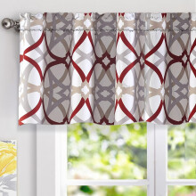 DriftAway Alexander Pattern se potrivesc Valan?ele Blackout pentru Windows 250GSM Geometric Marocan Mid -Century Buzunar 52 inch cu 18 inch plus