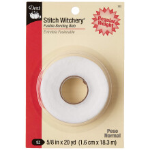 Dritz 222 Stitch Witchery Schmelzklebeband, Wei   , Normalgewicht, 20 Yards, 5/8 Zoll x 20 Yards