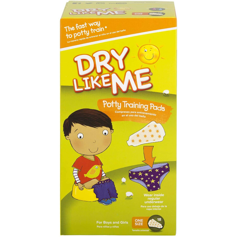 DRY LIKE ME Dry Like Me Potty Training Pads Regular 14ct  Regular  18 Count