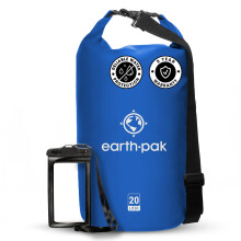 Earth Pak Waterdichte Dry Bag - Roll Top Rugzak Houdt Spullen Droog voor Kajakken, Strand, Raften, Varen, Hiken, Kamperen en Vissen