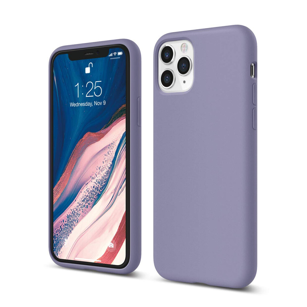 Elago Compatible With Iphone 11 Pro Case Liquid Silicone Case Full Body Protective Cover Shockproof Slim Phone Case Anti-Scratch Soft Microfiber 8809667659147
