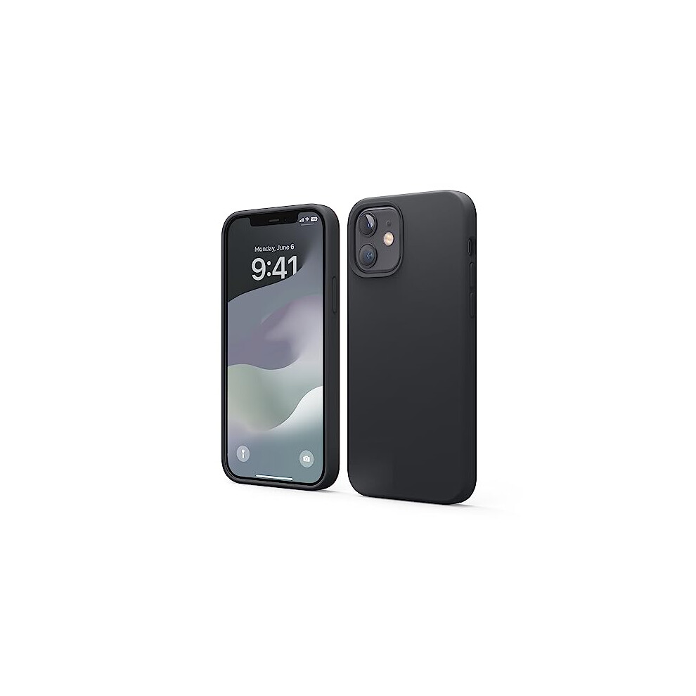 Coque Elago compatible avec iPhone 12 et iPhone 12 Pro 61 pouces, coque en silicone liquide, protection int   grale (   cran et appareil photo), doub