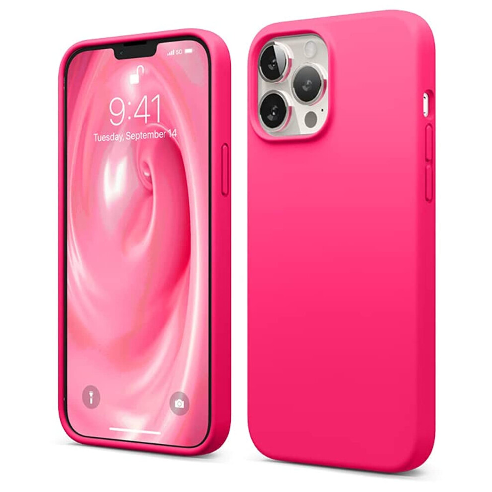Elago Compatible With Iphone 13 Pro Max Case Liquid Silicone Case Full Body Screen Camera Protective Cover Shockproof Slim Case Anti-Scratch Soft 8809863857361