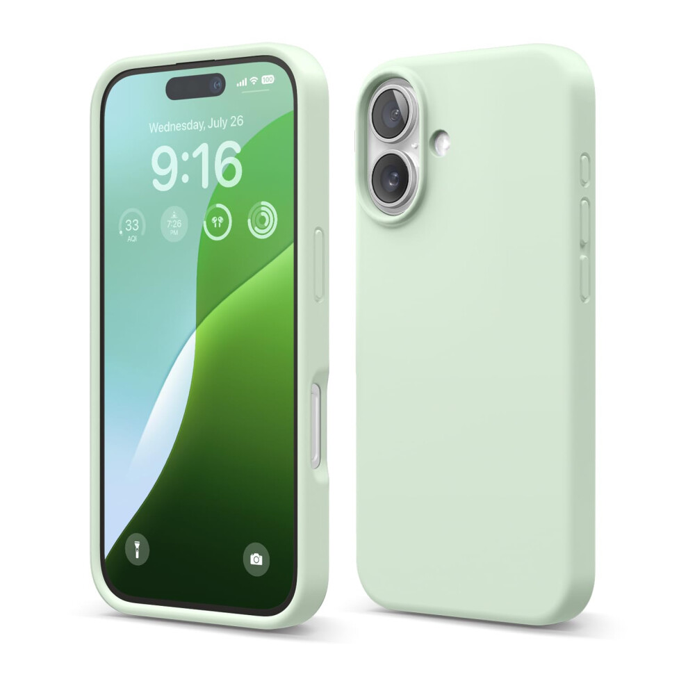 Elago Compatible With Iphone 16 Case Premium Liquid Silicone Case Full Body Protective Cover Shockproof Slim Phone Case Anti-Scratch Soft Microfi 8800254488997