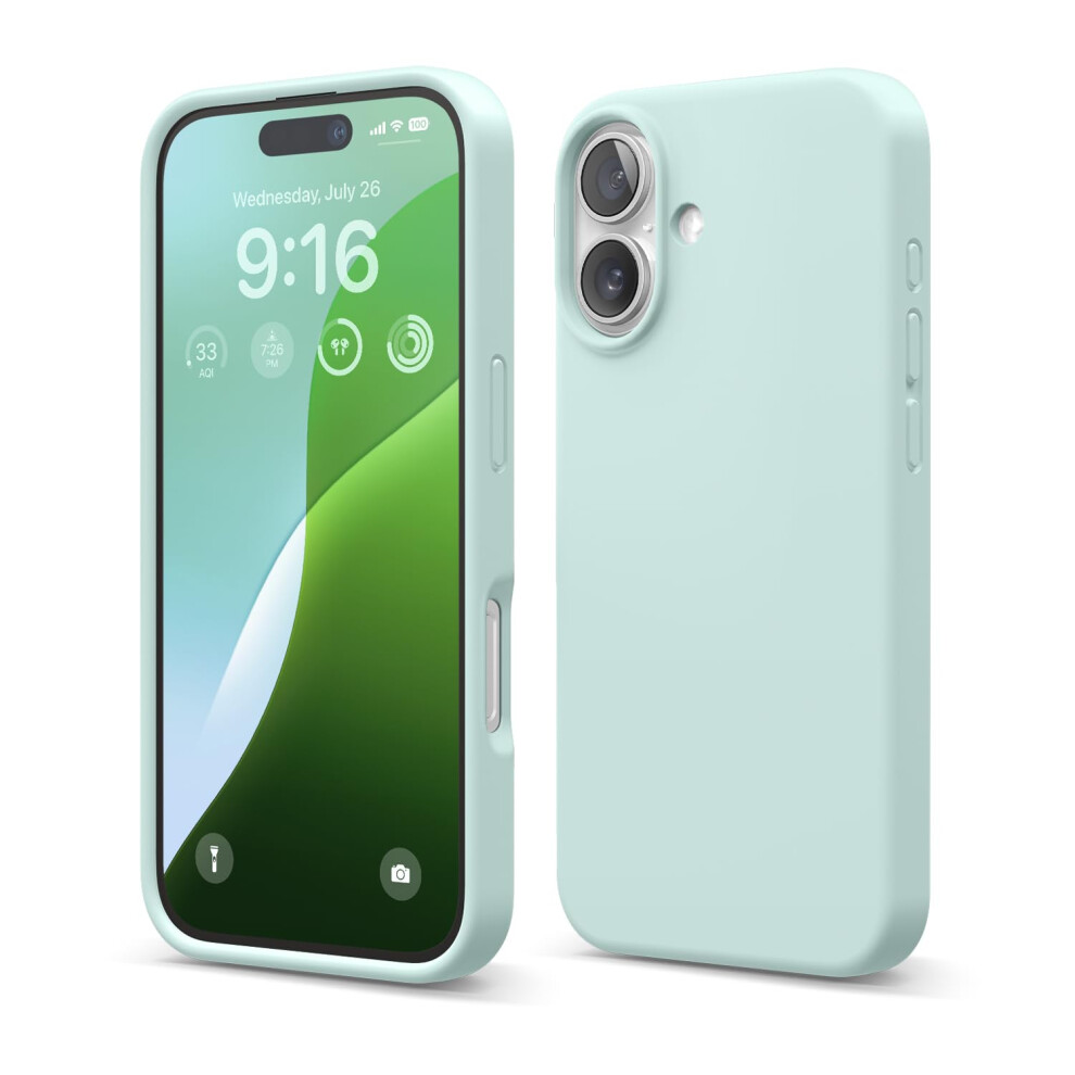 Elago Compatible With Iphone 16 Case Premium Liquid Silicone Case Full Body Protective Cover Shockproof Slim Phone Case Anti-Scratch Soft Microfi 8800254489260
