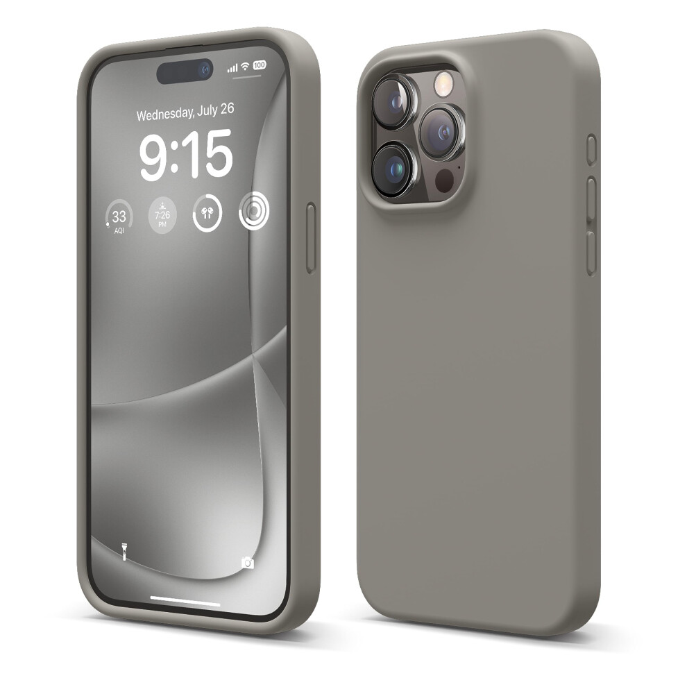 Elago Liquid Silicone Case Compatible With Iphone 15 Pro Max Case Premium Silicone Full Body Protective Case [4-Layer Shockproof Structure] Soft Mi 8809919815833