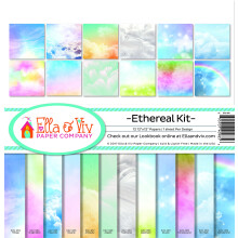 Ella & Viv von Reminisce EAV-985 Ethereal Scrapbook Collection Kit, 12 x 12 Zoll, mehrfarbig