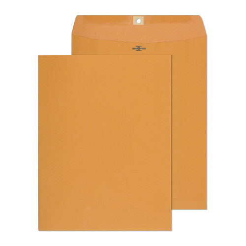 Universal 35270 Kraft Sobres Con Cierre, Centro Costura, 28LB, 12 X 15 1/2, Papel Kraft), Color Marrón (caja De 100