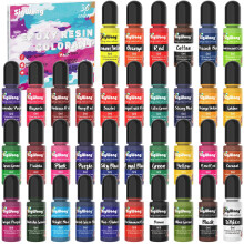 Epoxyhars Pigment - 36 Kleur Vloeibare Kleurstof, Hooggeconcentreerde Verf voor DIY Sieraden, AB Kleurverf, 6ml Elk