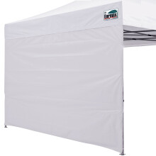Eurmax USA Instant Canopy SunWall -teltan sivuseint 10x10 Pop Up Canopy -teltalle, 1 pakkaus vain sivusein (valkoinen)