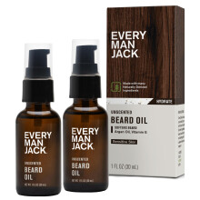 Every Man Jack Aceite de Barba Sin Fragancia para Hombres - Hidratante Natural para Piel Sensible - 1