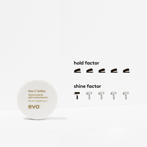 EVO EVO Box O' Bollox Texturpaste - Haarstylingpaste - Langanhaltender Halt mit mattem Finish (15g) 1