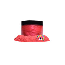 Pigmento in polvere di mica premium per gli occhi, rosso Momo (50 g), multiuso, fai da te, additivo per arti e mestieri, bombe da bagno naturali,