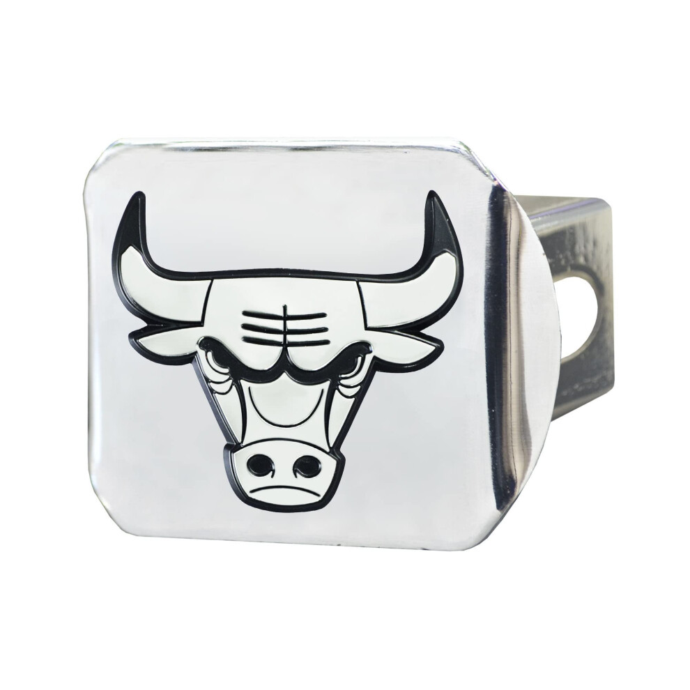 Fanmats - 15117 Nba Chicago Bulls Chrome Hitch Cover 3.4""""X4"""" 842989051174