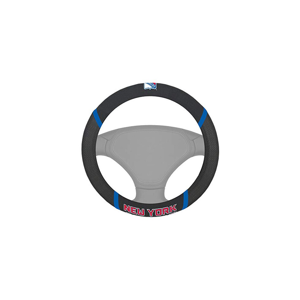 Fanmats 17173 Nhl - New York Rangers Steering Wheel Cover 842989071738