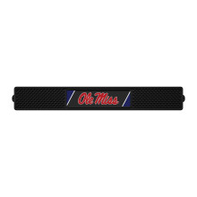 FANMATS 18797 Ole Miss Rebels Drinkbarmat - 3,25 inch. x 24in. - Duurzame vaatdroogmat Gemakkelijk schoon te maken tegenmat