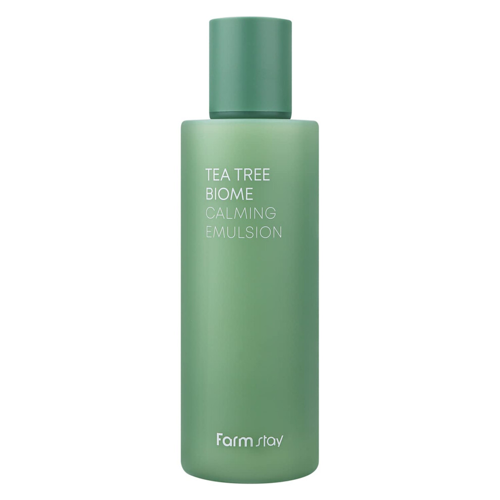 Farmstay Teatree Biome Calming Emulsion -Daily Hydrating Face Moisturizer Korean Skin Care Calming And Soothing For Sensitive Skin Strengthen Skin Bar