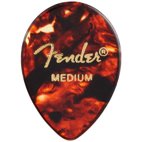 Fender Fender Classic Celluloid Guitar Picks 354 Shape Guitar Accessories Tortoise Shell Medium 12-Pack
