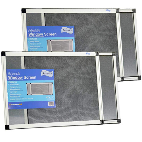Fenestrelle Expandable Window Screen - Horizontal 15 H x 21 - 40 W 2 ...