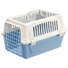 Ferplast Atlas Hondendraagtas | Kleine huisdierendraagtas voor honden en katten met toegang tot de boven- en voordeur