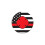 Firefighter Maltese Icon w/Flag Button 1