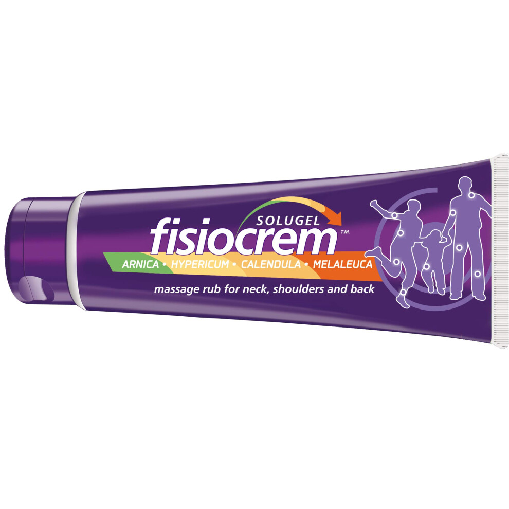 Solugel Fisiocrem Fisiocrem Solugel - Massage Rub For Neck Shoulders And Back With Arnica - 250 Ml