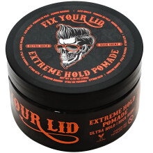 Fix Your Lid Pomata a tenuta estrema per uomo - Pomata a base d'acqua con elevata lucentezza e tenuta forte - Si abbina a tutti i tipi e stili di