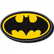 Batman 875247 Batman Classic Logo Chunky Magnet, Black & Yellow
