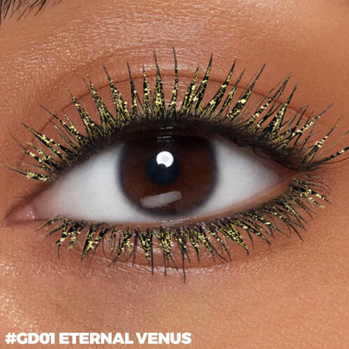 FOCALLURE Star Drifter Glitter Máscara, Define Cílios Longos e Duradouros, Leve e Seca Rápido 1