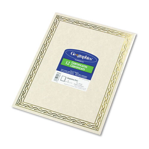 Gouden Folie Certificaat [Set van 2]