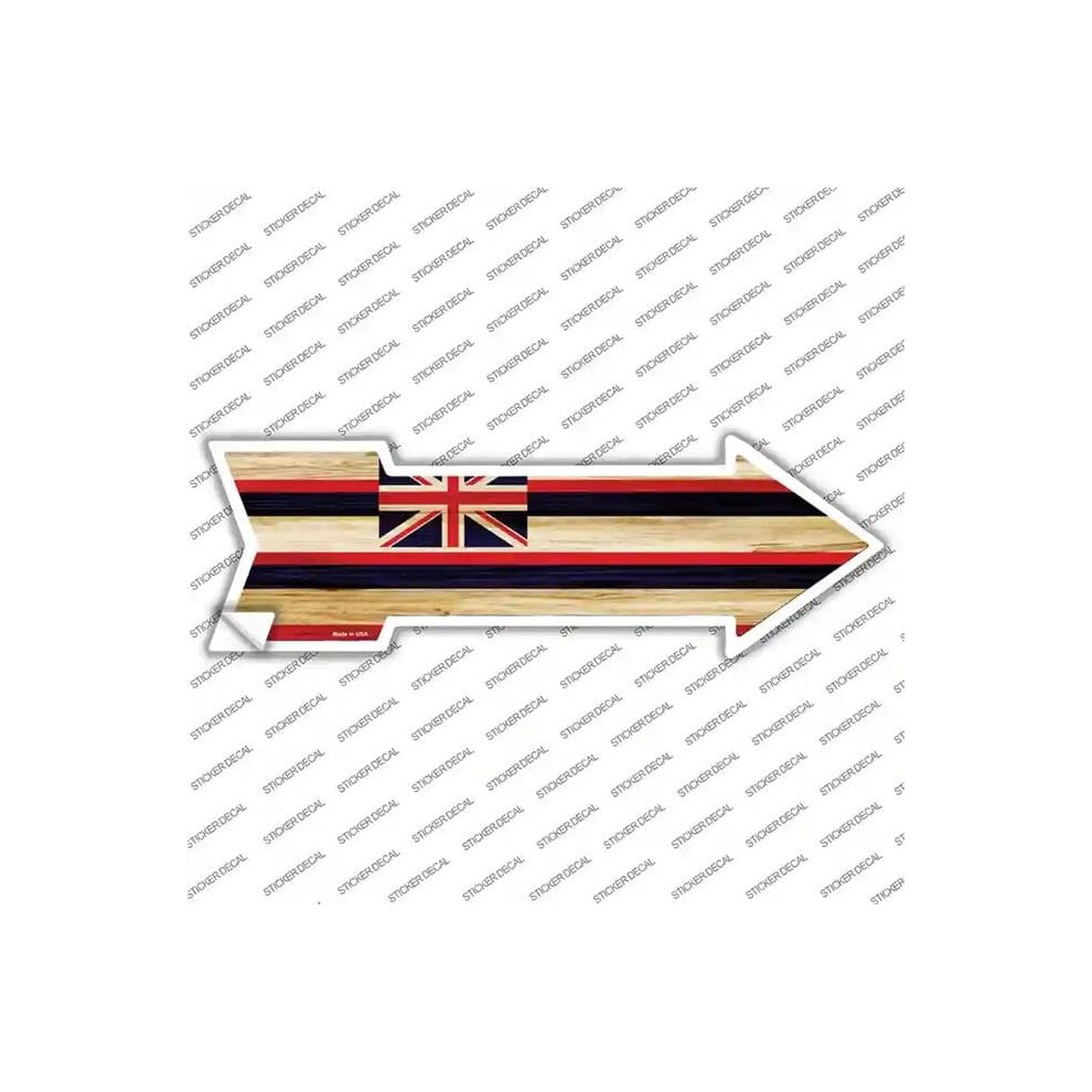 Smart Blonde A-532S-Xl Hawaii State Flag Novelty Arrow Sticker Decal - Extra Large 792636337123