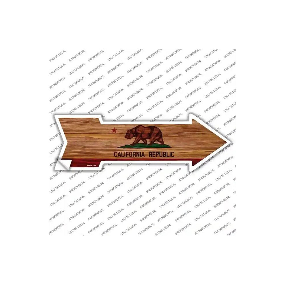 Smart Blonde A-526S-Xl California State Flag Novelty Arrow Sticker Decal - Extra Large 792636337932