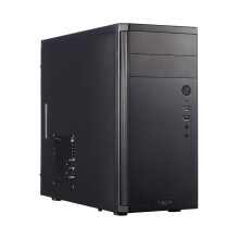 Fractal Design Core 1100 - Mini Tower Computer - Matx - Høj luftstrøm og afkøling - 1x 120 mm stille ventilator inkluderet - børstet aluminium -