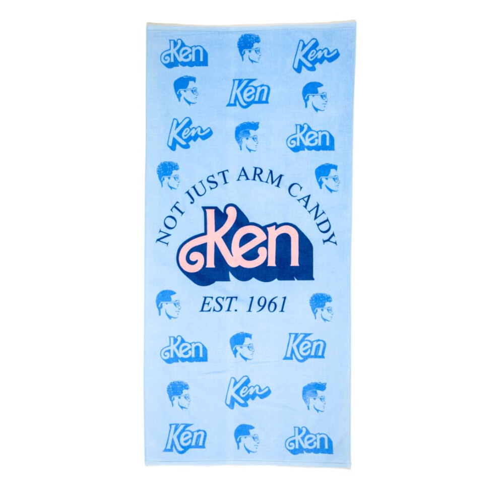 Franco Collectibles Barbie Movie Ken Super Soft Cotton Bath/Pool/Beach Towel  60 in x 30 in  (100% Officially Licensed Product)-image-OPC-PGBWWQR-NEW