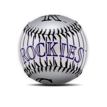 Franklin Sports Colorado Rockies MLB Team Baseball - MLB Team Logo Pehmet pespallot - Toy Baseball lapsille - Upea koriste pytn ja toimistoon
