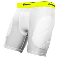 Franklin Sports Unisex Volwassen Franklin Sports Jeugd Baseball Sliding Shorts Wit/Optisch, Medium US
