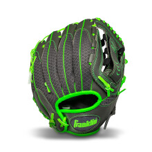 Gant de Baseball Softball Tball Franklin Sports pour Enfants Droitiers, Graphite/Lime, 10.5 pouces