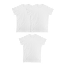 Fruit of the Loom Eversoft Cotton Stay Tucked Crew T-shirt voor heren, standaard, 3 stuks, wit-micro mesh Coolzone onderarm x_l